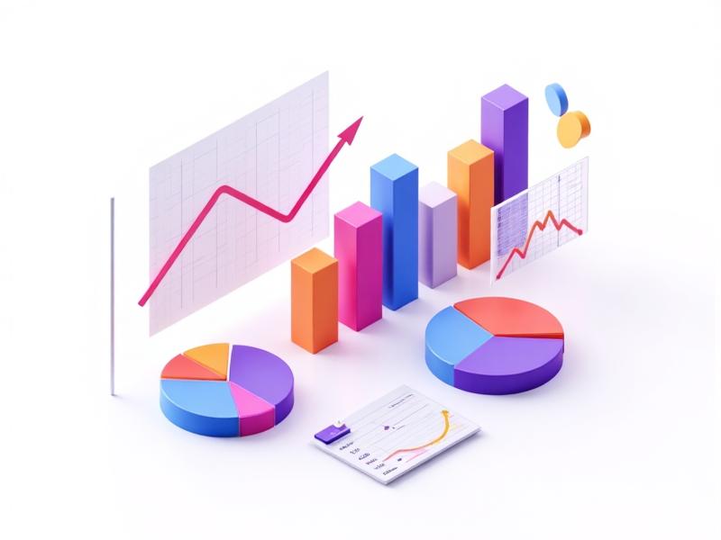 Beautiful charts and graphs created with AI